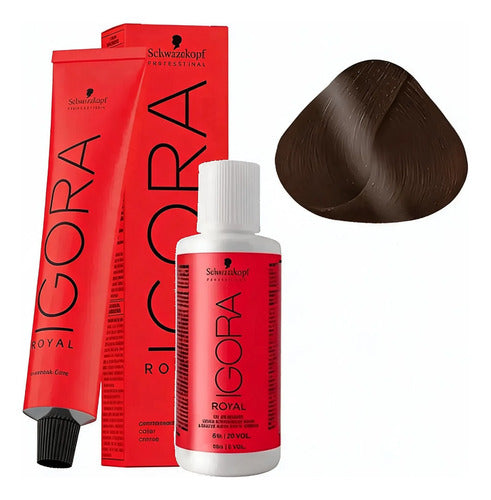 Coloração Schwarzkopf Igora Royal + Ox 20 Vol — Selecione a Cor