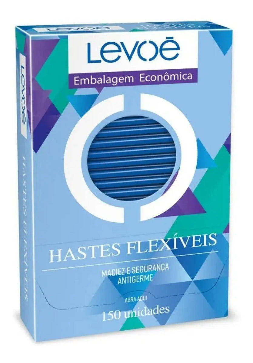 Hastes Flexíveis Clin Off – 150 Unidades — Higiene e Cuidados Pessoais Clin Off