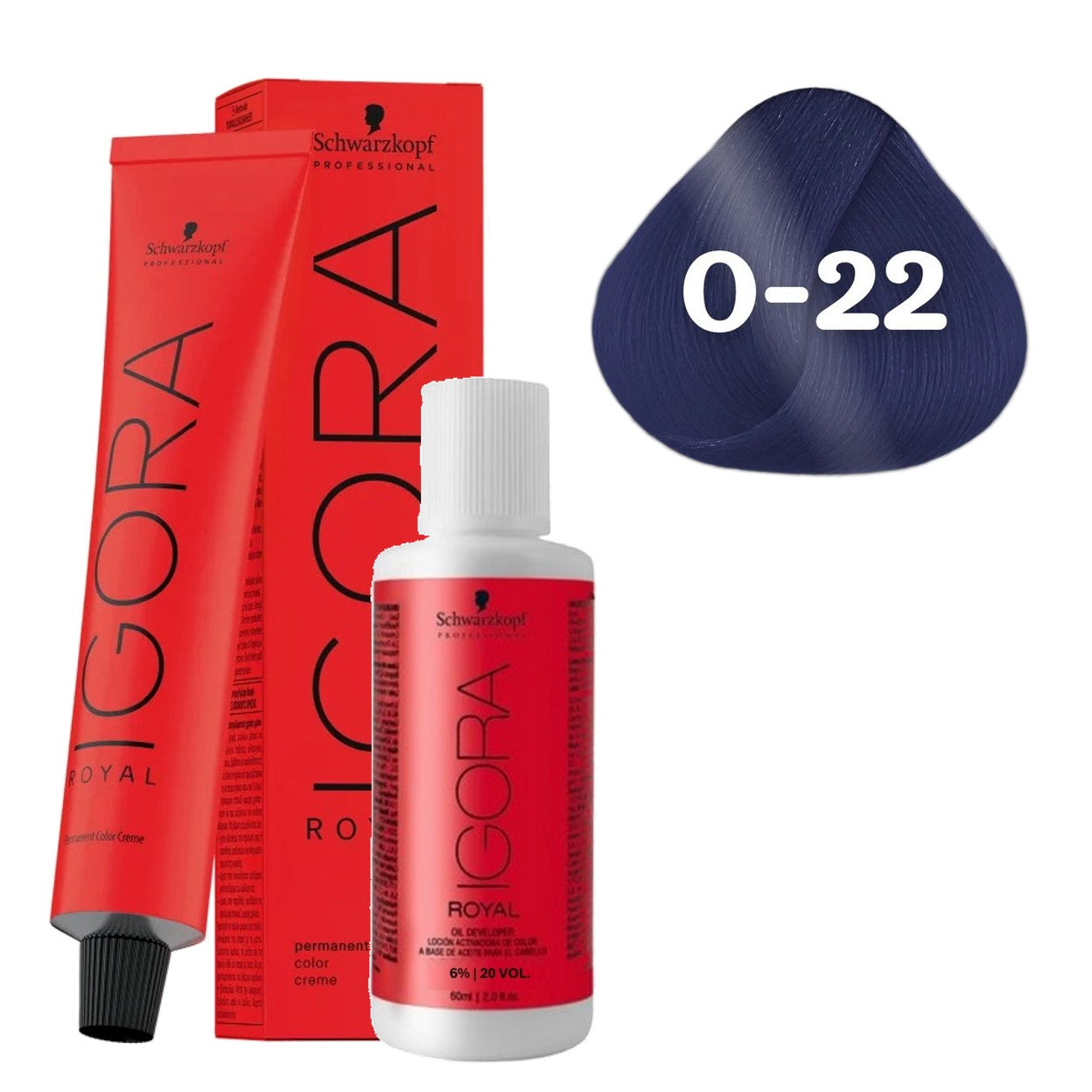 Coloração Schwarzkopf Igora Royal + Ox 20 Vol — Selecione a Cor