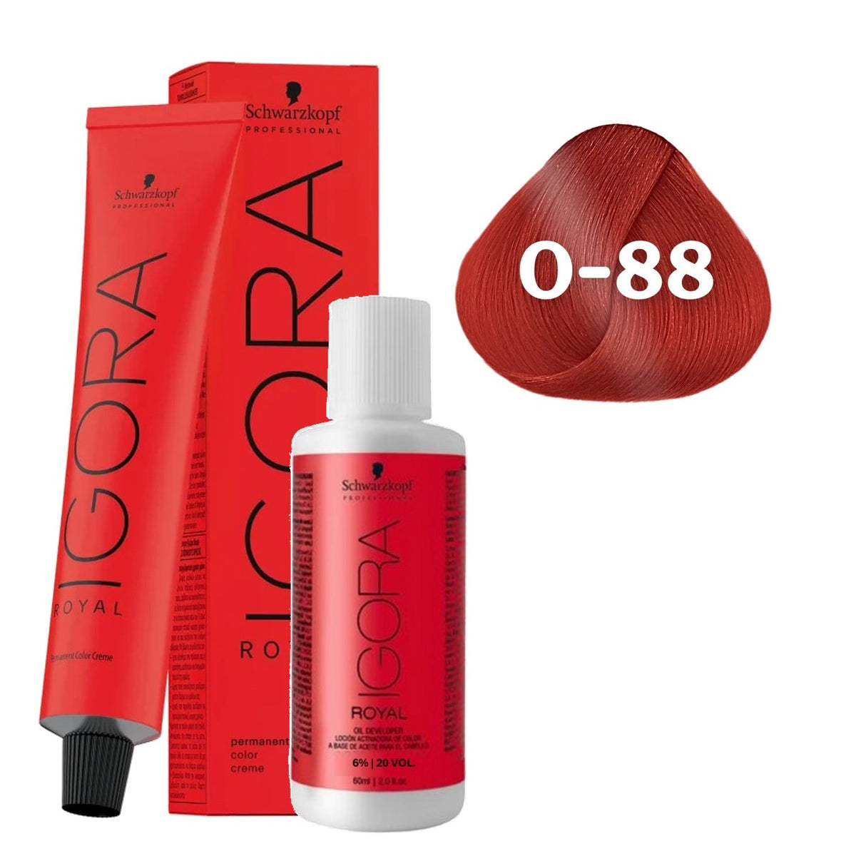 Coloração Schwarzkopf Igora Royal + Ox 20 Vol — Selecione a Cor