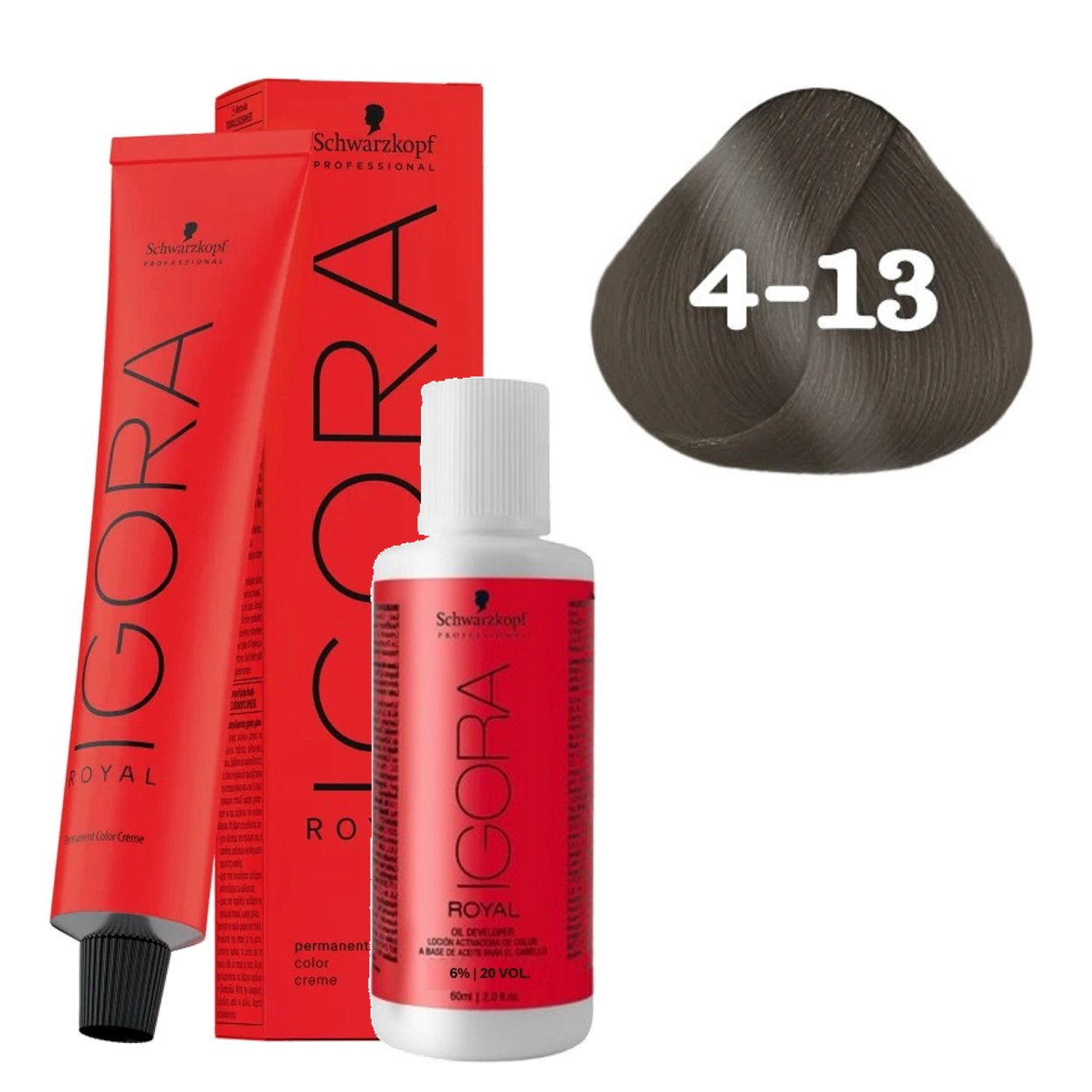 Coloração Schwarzkopf Igora Royal + Ox 20 Vol — Selecione a Cor
