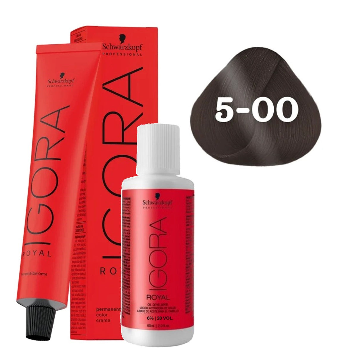 Coloração Schwarzkopf Igora Royal + Ox 20 Vol — Selecione a Cor
