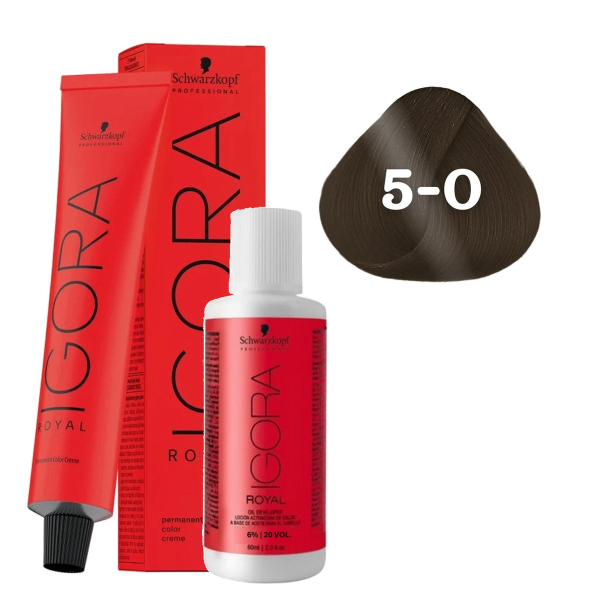 Coloração Schwarzkopf Igora Royal + Ox 20 Vol — Selecione a Cor