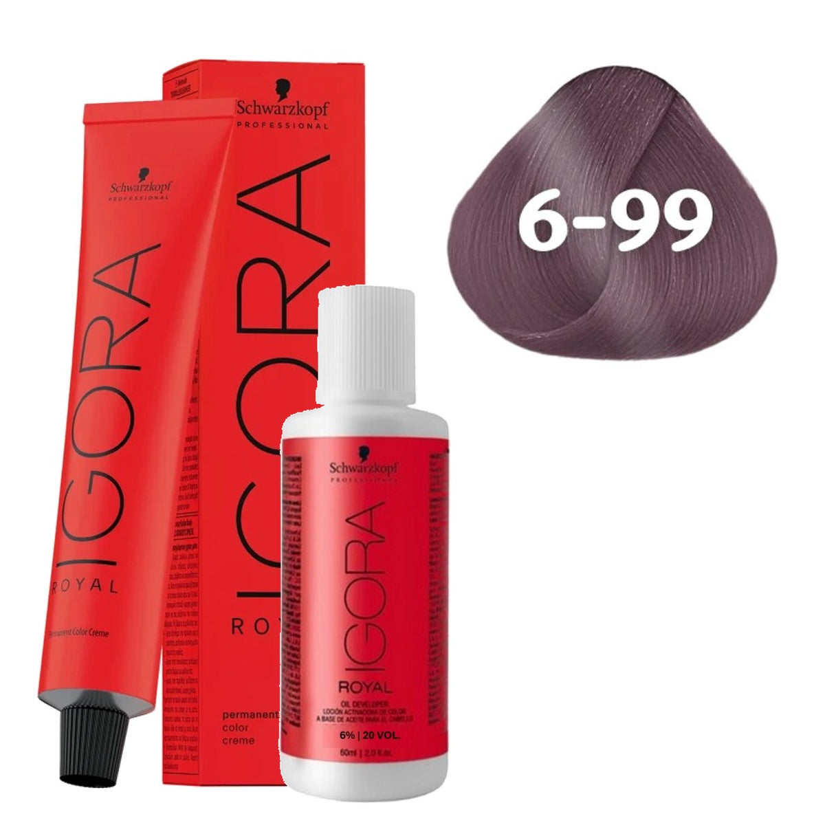 Coloração Schwarzkopf Igora Royal + Ox 20 Vol — Selecione a Cor