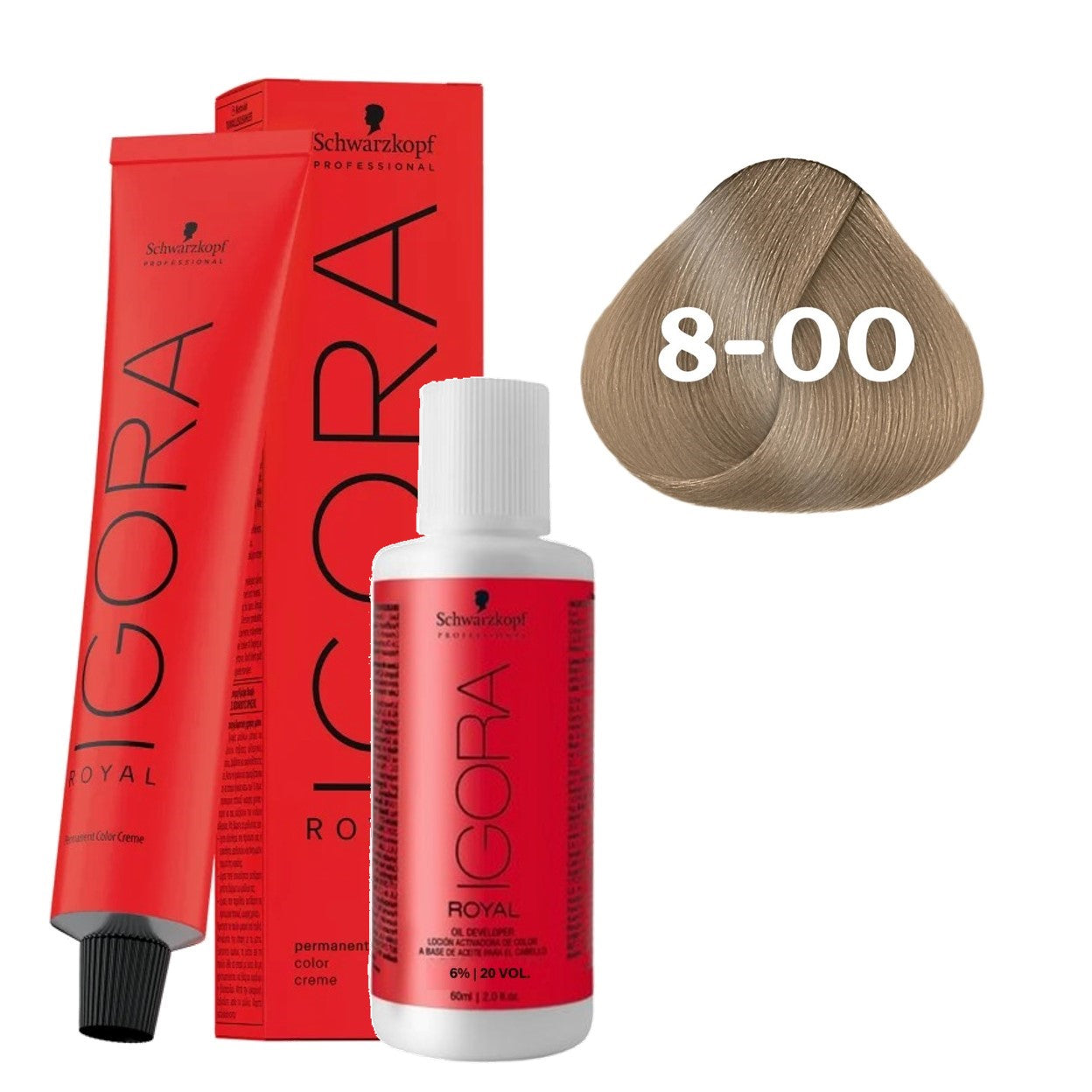 Coloração Schwarzkopf Igora Royal + Ox 20 Vol — Selecione a Cor