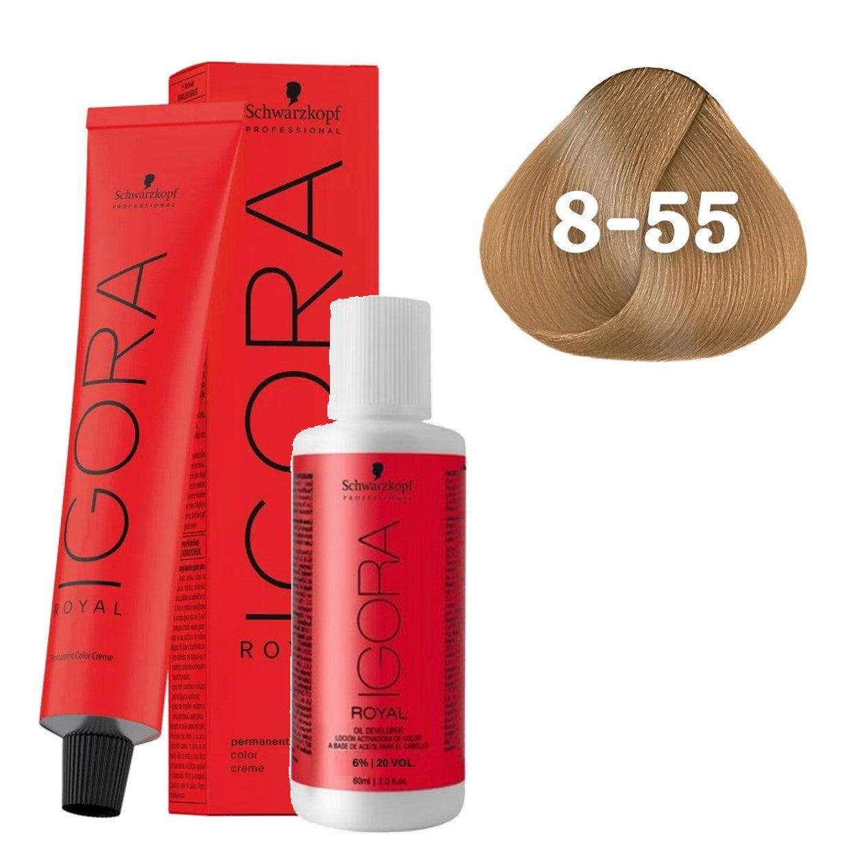 Coloração Schwarzkopf Igora Royal + Ox 20 Vol — Selecione a Cor