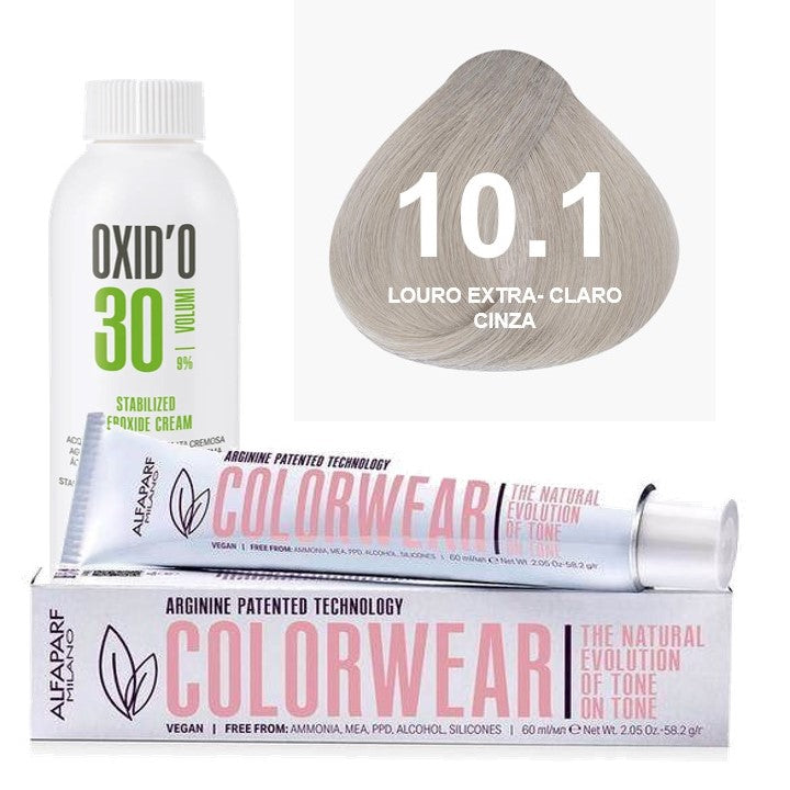 Kit Tonalizante Alfaparf Color Wear Marrons Frios + Ox de Sua Preferência