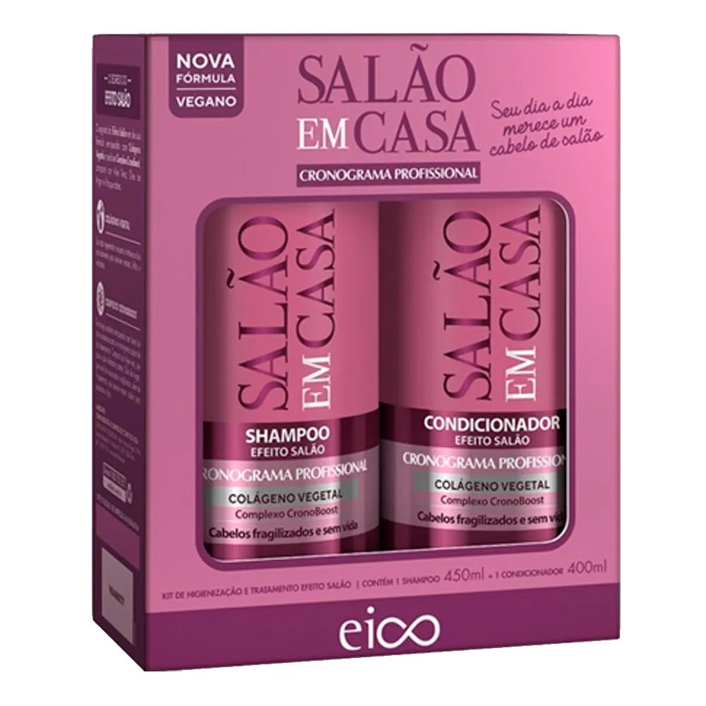 Kit Eico Shampoo + Condicionador 450ml. Escolha o seu.