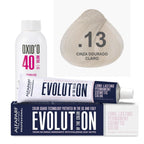 Kit Coloração Alfaparf Evolution Harmonizers + Ox de Sua Preferência