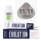 Kit Coloração Alfaparf Evolution Platinum + Ox de Sua Preferência