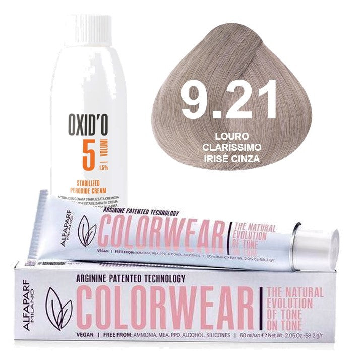 Kit Tonalizante Alfaparf Color Wear Marrons Frios + Ox de Sua Preferência