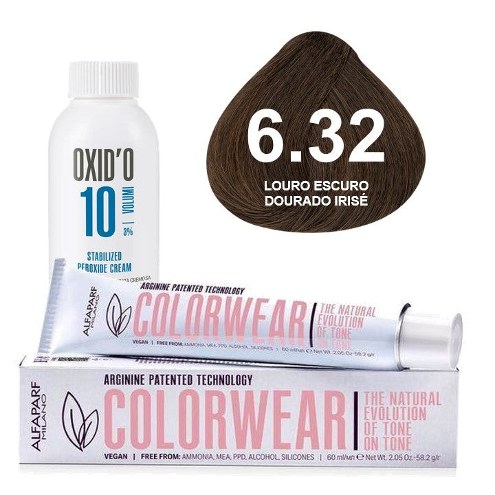 Kit Tonalizante Alfaparf Color Wear Marrons Quentes + Ox de Sua Preferência