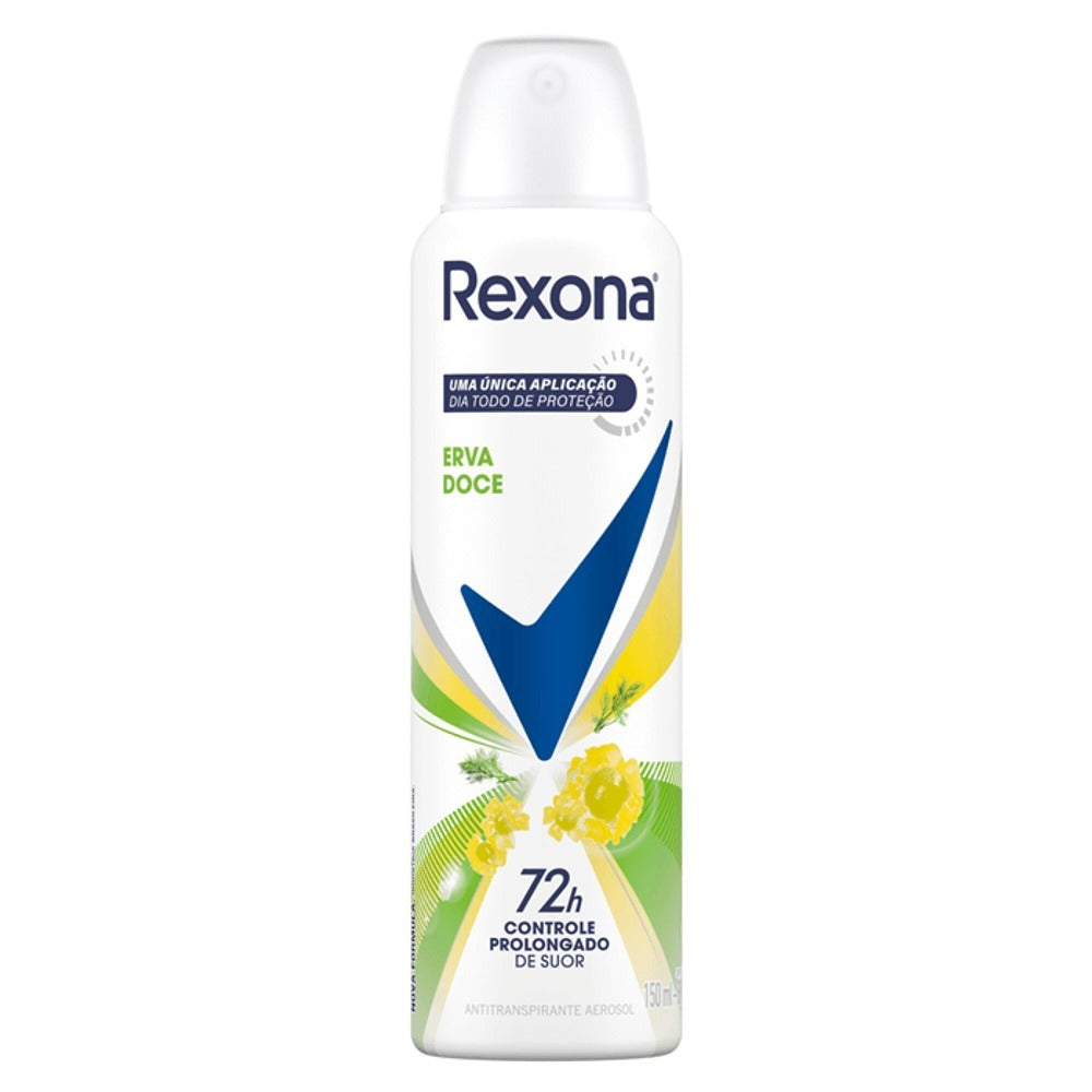 Antitranspirante Rexona 72 horas 150ml. Escolha sua fragrância