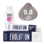 Kit Coloração Alfaparf Evolution Marrons Frios + Ox de Sua Preferência