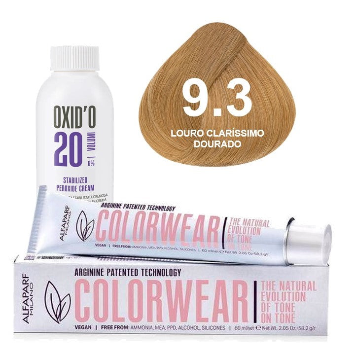 Kit Tonalizante Alfaparf Color Wear Louro e Especiais + Ox de Sua Preferência