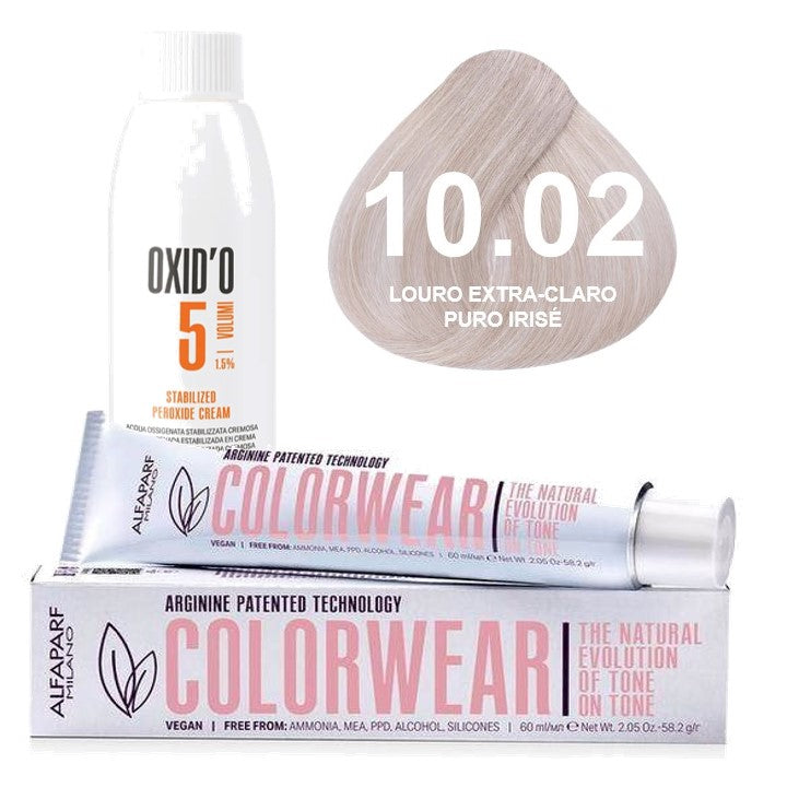 Kit Tonalizante Alfaparf Color Wear Marrons Frios + Ox de Sua Preferência