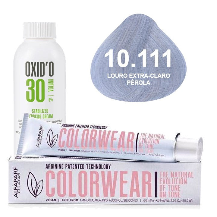Kit Tonalizante Alfaparf Color Wear Marrons Frios + Ox de Sua Preferência