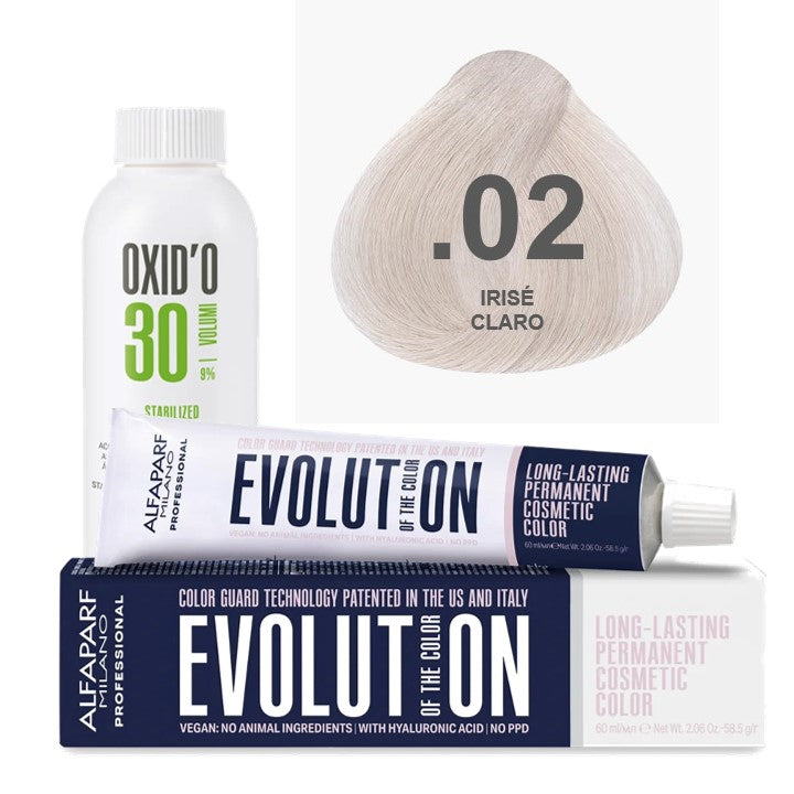 Kit Coloração Alfaparf Evolution Harmonizers + Ox de Sua Preferência