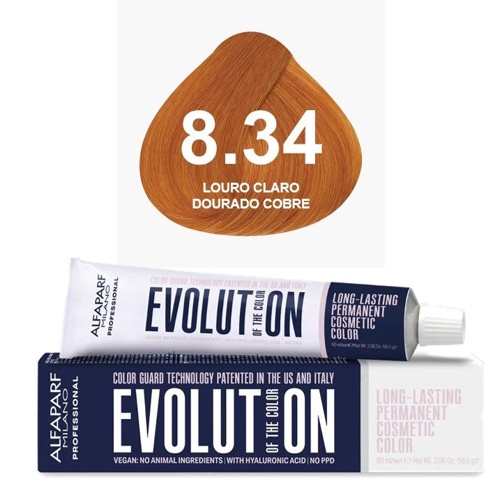 Coloração Alfaparf Evolution Cobre. Escolha a sua.