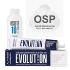 Kit Coloração Alfaparf Evolution Platinum + Ox de Sua Preferência