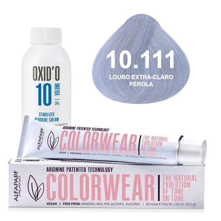 Kit Tonalizante Alfaparf Color Wear Marrons Frios + Ox de Sua Preferência