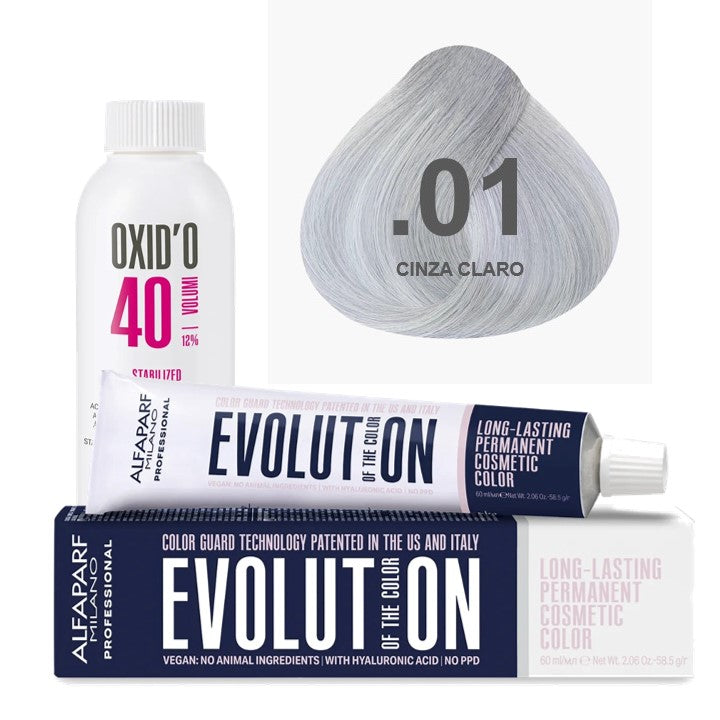 Kit Coloração Alfaparf Evolution Harmonizers + Ox de Sua Preferência
