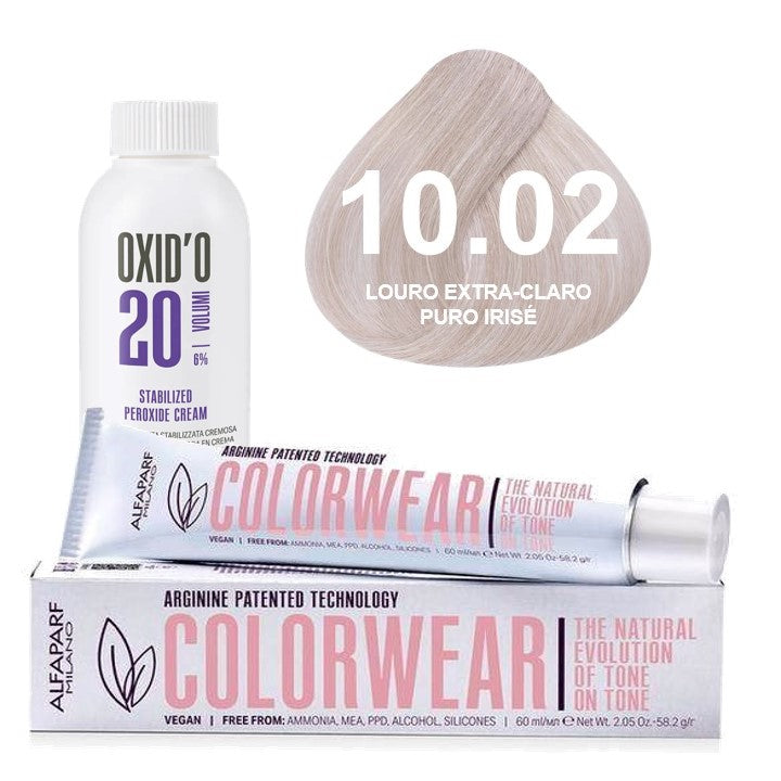 Kit Tonalizante Alfaparf Color Wear Marrons Frios + Ox de Sua Preferência