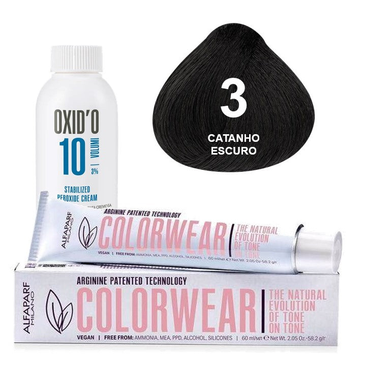 Kit Tonalizante Alfaparf Color Wear Naturais + Ox de Sua Preferência