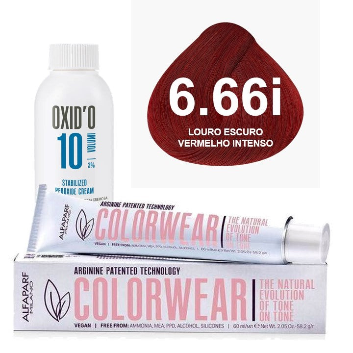 Kit Tonalizante Alfaparf Color Wear Vermelhos + Ox de Sua Preferência