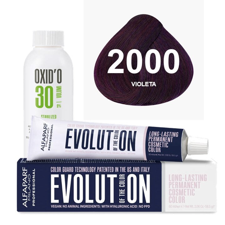 Kit Coloração Alfaparf Evolution Corretores e Boosters + Ox de Sua Preferência