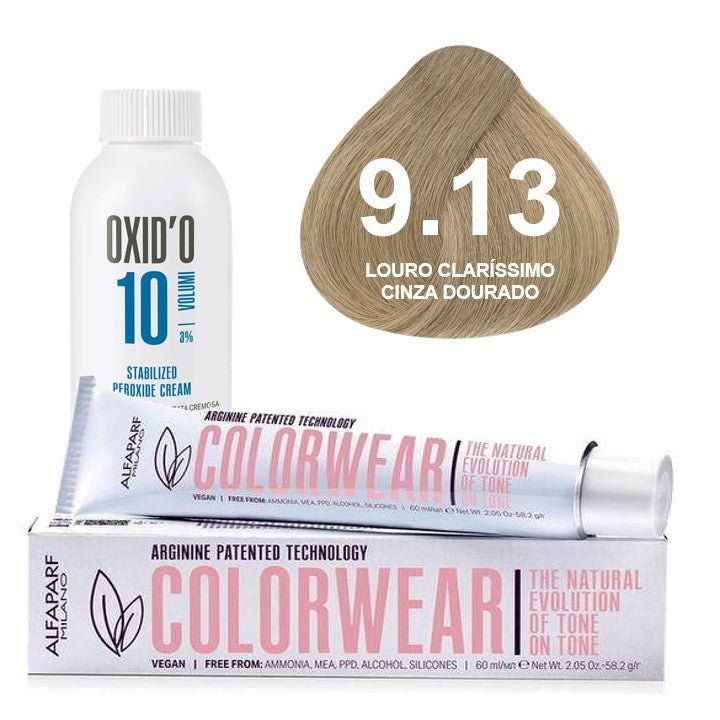 Kit Tonalizante Alfaparf Color Wear Louro e Especiais + Ox de Sua Preferência