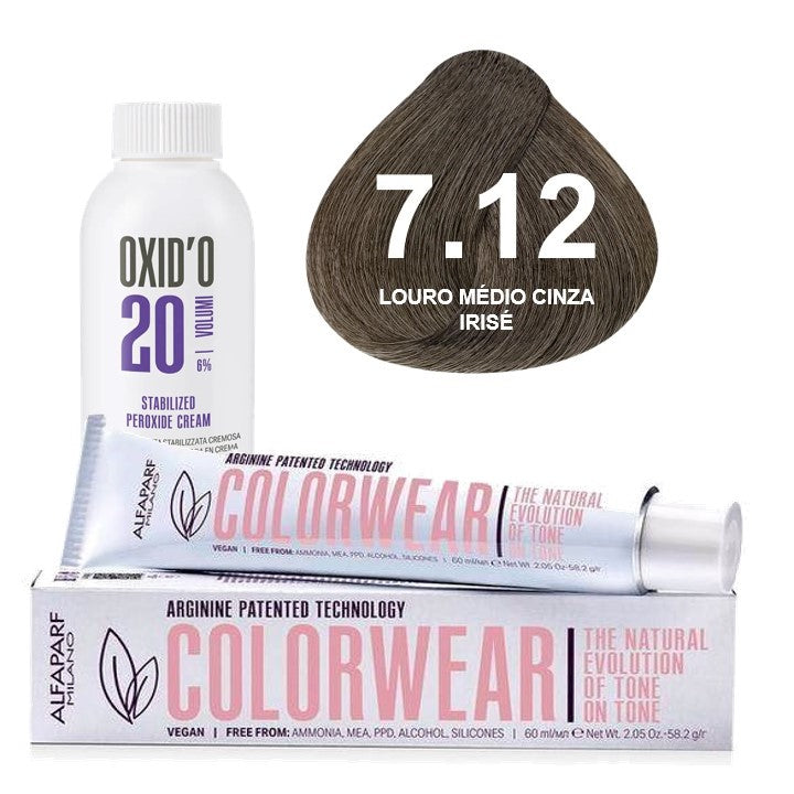 Kit Tonalizante Alfaparf Color Wear Marrons Frios + Ox de Sua Preferência
