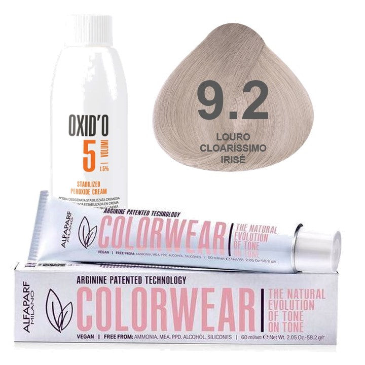 Kit Tonalizante Alfaparf Color Wear Marrons Frios + Ox de Sua Preferência