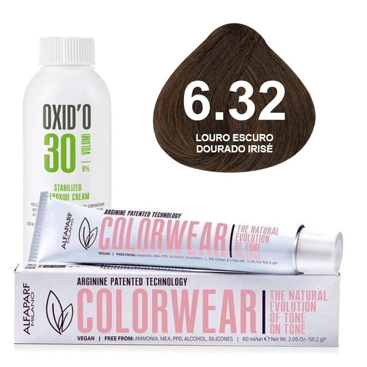 Kit Tonalizante Alfaparf Color Wear Marrons Quentes + Ox de Sua Preferência