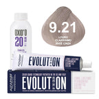 Kit Coloração Alfaparf Evolution Marrons Frios + Ox de Sua Preferência