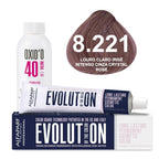 Kit Coloração Alfaparf Evolution Marrons Frios + Ox de Sua Preferência