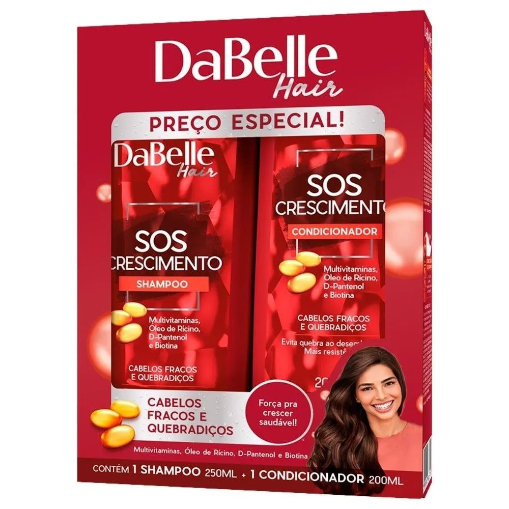Kit Dabelle Shampoo 250ml + Condicionador 200ml. Escolha o seu.