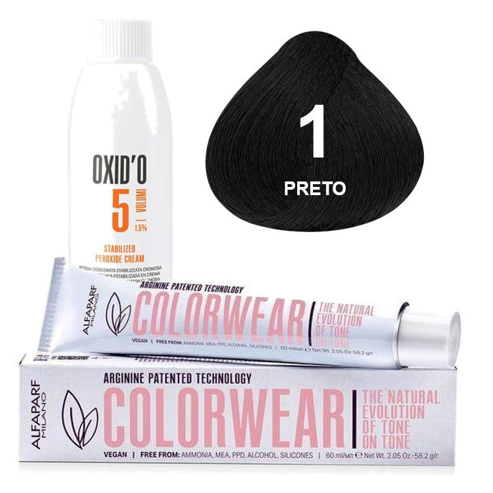 Kit Tonalizante Alfaparf Color Wear Naturais + Ox de Sua Preferência