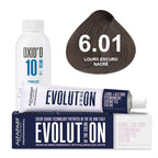 Kit Coloração Alfaparf Evolution Marrons Frios + Ox de Sua Preferência