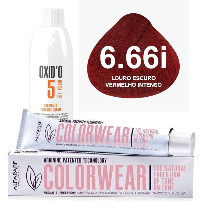 Kit Tonalizante Alfaparf Color Wear Vermelhos + Ox de Sua Preferência