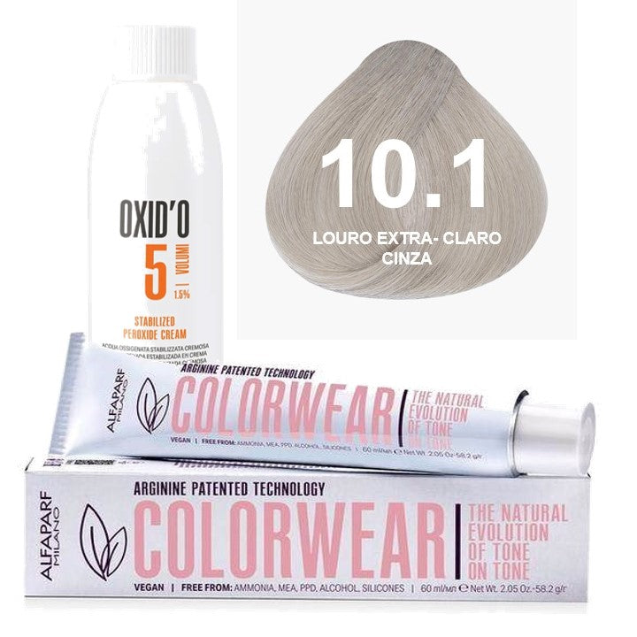 Kit Tonalizante Alfaparf Color Wear Marrons Frios + Ox de Sua Preferência