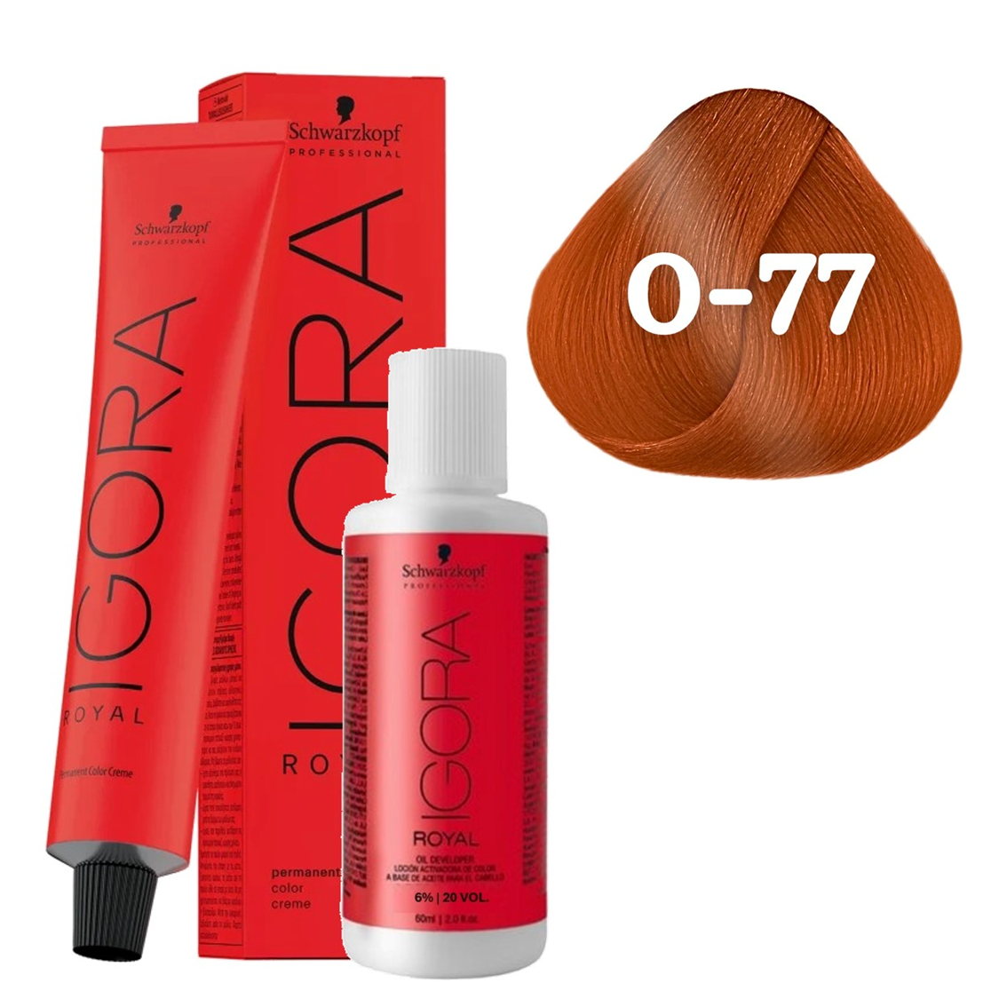 Coloração Schwarzkopf Igora Royal + Ox 20 Vol — Selecione a Cor