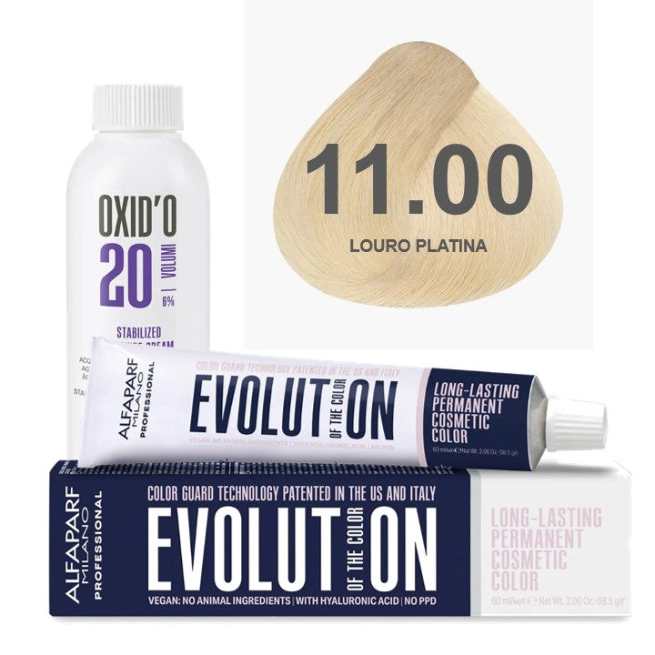 Kit Coloração Evolution Ox 20 Vol - Cor 11.00