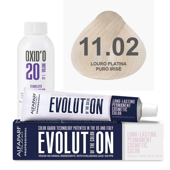 Kit Coloração Evolution Ox 20 Vol - Cor 11.02