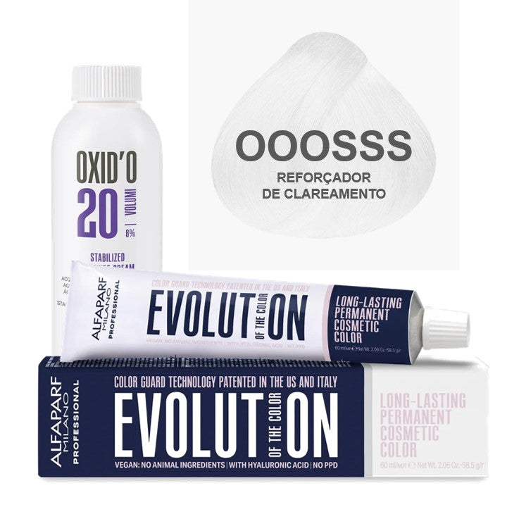 Kit Coloração Evolution Ox 20 Vol - Cor 000SSS
